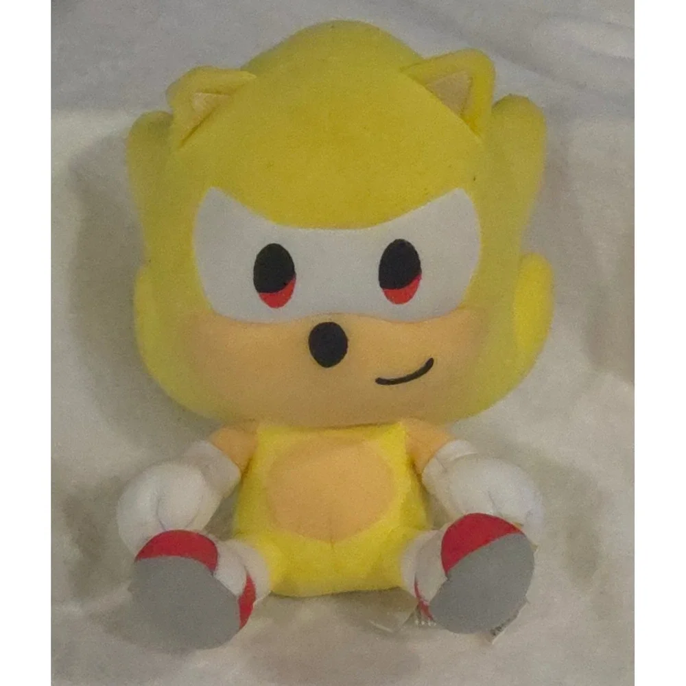 Great Eastern Entertainment Super Sonic Plush Yellow SEGA Video Game Toy 11.5